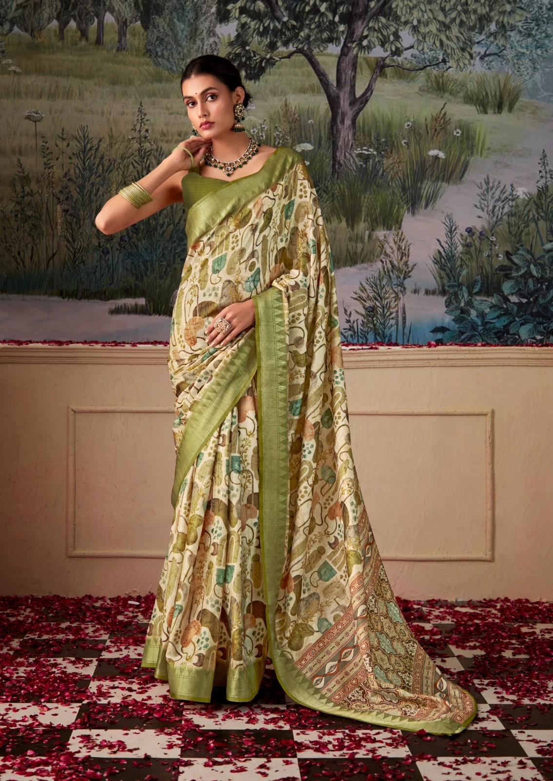 Rajpath Simoni Silk Tusser Silk Wholesale Fancy Sarees Catalog — Wholesale Sarees, MPA wholesale from Surat - Gallery Image 3